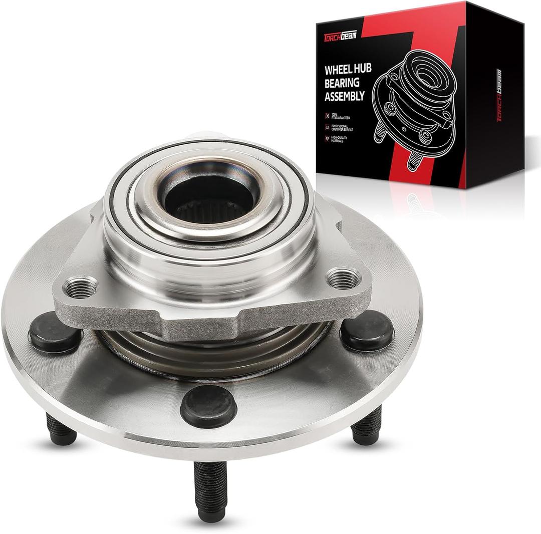 Torchbeam 515072 Front Wheel Hub Bearing Assembly for 2002-2008 Dodge Ram 1500 Wheel Bearing 5 Lugs