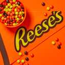 REESE'S PIECES Peanut Butter in a Crunchy Shell, Candy Boxes, 4 oz (12 Count)