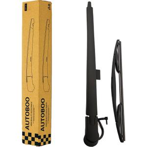 Rear Window Wiper Arm Blade Set Replacement For Cadillac Escalade,GMC Yukon,Chevy Tahoe Suburban,2007-2013 - Back Windshield Wiper Accessories OEM 15277756 Blade:12"