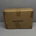 MATBEBY Extra Thick Twin Mattress Topper, 39"x75", Dark Grey, Breathable, Quilted Fitted, Deep Pocket, Machine Washable