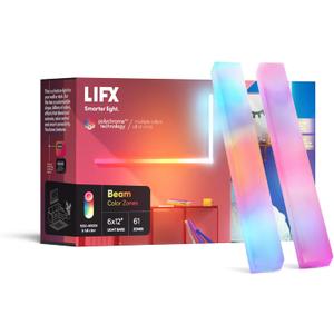 LIFX Beam Smart Light Bar 6 Piece Kit (L3BEAMKITUS), Multicolor, 6 Count, 33 Watts