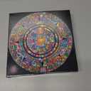 Bgraamiens Puzzle-Aztec Totem-1000 Pieces Round Puzzle Color Challenge Jigsaw Puzzles for Adults (Aztec Totem)