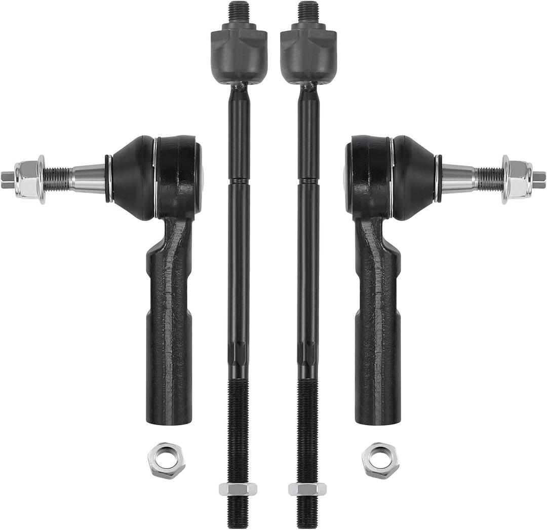 BDFHYK 4PC Inner Outer Tie Rod Kit for Dodge Journey 2009-2020