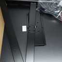 Sweetcrispy Small Mobile Rolling Standing Desk - Overbed Table, Teacher Podium with Wheels, Adjustable Work Table, Rolling Desk Laptop Computer Cart for Home, Office, Classroom, Black