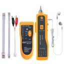 Wire Tester Line Finder Network Cable Tester Multifunction Wire Tracker RJ45 RJ11 Cable Tracker with Earphone Ethernet for Cable Collation,Telephone Line Tester,Continuity Checking