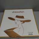 dressfan Church Fascinator Derby Hats for Women,20s 50s Linen Vintage Derby Hat for Church/Wedding/Cocktail/Tea Party