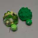 Anboor Pop Fidget Toys, 3D Silicone Turtle Push Bubbles Sensory Toy Pop Stress Ball Anxiety Stress Reliever Toy for Autism Early Education Present (2 Pack)