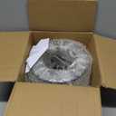 Black Crystal Semi Flush Mount Ceiling Light, Modern Chandelier, 9.06" Diameter, 7.28" Height, Bedroom, Dining Room, Kitchen