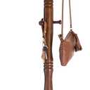 VASAGLE Coat Stand, Solid Wood Freestanding Coat Rack with 11 Hooks, Hall Tree for Bags, Purses, Hats, for Entryway, Hallway, Rubberwood, Walnut URCR05WN