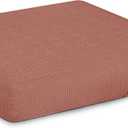 DUCKCOVERS Weekend Water-Resistant Outdoor Dining Seat Cushion, 21 x 21 x 3 Inch, Cedarwood, Dining Chair Cushions