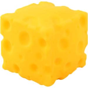 Yellow Cheese Squishy Slow Rising, Squishy Squeeze Cheese Block, Soft Novelty Toy, Stress Balls for Adults Rebounding Sensory Squishys Cheese (Large)