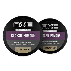 Axe Pomade: Medium Hold and Natural Finish for Easy Styling, 2.64oz (2 Count)
