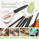 2 x STOBOK 1 Inch Hole Puncher Embosser for Scrapbooking DIY Crafts Card Making Photo Album Envelope Tag Paper Punch Tool