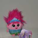 Mattel DreamWorks Trolls Band Together Hairmony Mixers Queen Poppy Plush Toy with Sound, 6-inch Soft Doll Inspired by the Movie, Interactive Harmonizing