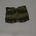 FIORETTO Fingerless Gloves, Half Finger Gloves for Driving, Cycling, Shooting, Hunting, Motorcycle, Climbing, Outdoor Work 215801 (Small, 2 Pairs(Black+Green Camo))