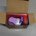 Chengu 3 Pack Craft Paper Punch Circle 2, 1 and 5/8 Inch Punch Paper Punchers Round with 10 Pcs Sticker, Cutter Purple Green Yellow for Card Making Scrapbook DIY Albums Photos Office Supplies