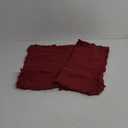 2 PCS Tassels Pillowcases Decorative Party Pillow Covers Modern Solid Cozy Pillowcases Decor Sofa Living Room Rust Orange