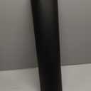 Saloniture Half Round Massage Table Bolster Pillow Pad - 26 x 6 x 3 Inch - Black