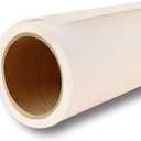 Seamless Photogrphy Background Paper, Paper Backdrop Roll for Photoshoot, 53" x16', Ivorine, Egg Nog