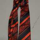 JEMYGINS Mens Floral Necktie and Pocket Square Tie Clip Sets for Men