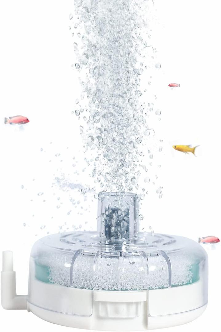 UPETTOOLS Mini Aquarium Sponge Filter, Small Internal Fish Tank Filter Detachable Submersible Filter with Air Stone Suitable for 5-20 Gallon Tank (Air Pumps and Air Tube not Included)