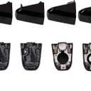 ECOTRIC 4Pcs Exterior Door Handles Replacement Compatible with 2014-2019 Chevy Silverado GMC Sierra Replacement for 22923605 23236150 22929464 22923599 84713668 22929412 Black