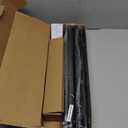 Zeerobee Curtain Rods for Windows 66 to 120, 1 Inch Industrial Wrap Around Black Curtain Rod, Indoor/Outdoor Room Divider Adjustable Drapery Pole, 66"-120"
