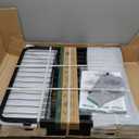 FXW Rollick Unleashed Dog Playpen for Indoor, Yard, RV Camping, 24 inch 8 Panels for Small and Puppy Dogs, BlackPatented