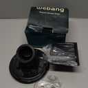 WEBANG 4 Inch Square Shower Drain Black Floor Drain with Flange Reversible 2-in-1 Cover Tile Insert Grate Removable SUS304 Stainless Steel CUPC Certified Matte Black