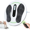 Uoboo Transcutaneous Electrical Nerve Stimulator for Feet, EMS Foot Massager for Neuropathy NMES Stimulator Circulation and Pain Relief, Electric Foot Massager with 4 TENS Unit Muscle Stimulator Pads