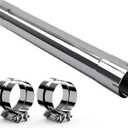 5'' Muffler Deleting Pipe with Clamp, 5 Inch Exhaust Pipe, 30" Length