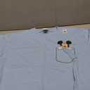 Disney Adult Classic Fit Mickey Mouse T-Shirt - Blue Cotton Crew Neck, ODNY-2045 Size L