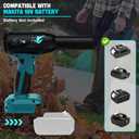 Upgrate Jet Dry Blower for Makita 18V Battery,400G Wind Pressure,High Power 500W,Cordless Compressed Air Duster Replace Compressed Air Can,Jet Fan for Car Dry,Keyboard Computer Cleaning,Air Bed