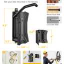 monTEK Heavy Duty Bike Wall Mount, Swivel Bike Wall Hanger Holds Up to 77lbs, Space-Saving Bike Rack Garage, Bike Storage for Bedroom Home Office, 2 Pack