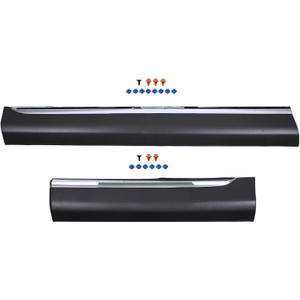 Front and Rear Driver Side Door Lower Molding Trim for Toyota Highlander 2011-2013