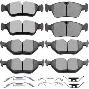 Ceramic Brake Pads Kits,SCITOO 8pcs Brakes Pads Set fit for BMW 318i,318is,318ti,3i,323Ci,323i,323is,325Ci,325i,325is,325xi,328Ci,328i,328is,Z3,Z4