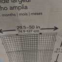 Toddleroo by North States - Extra-Wide Wire Mesh Wooden Baby Gate: Pressure Mounted Baby Gate for Doorways - Adjustable 29.5 to 50 Inches Wide - 31 Inches Tall