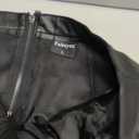 Fahsyee Women's Faux Leather Skirt, Hip High Waisted Stretchy Zipper Mini A-Line Pencil Short Summer Spring Plus Size L Black