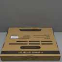 49-Piece Silverware Set with Organizer, Food-Grade Stainless Steel Flatware for 8, Cutlery Utensil Sets with Steak Knives, Rust-proof, Mirror Polished, Dishwasher Safe, Silver Roman Column