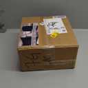 StorageWorks Large Rectangular Wicker Basket, Water Hyacinth Storage Basket with Built-in Handles, 1 Pack