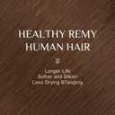 Rich Choices Short Halo Hair Extensions Real Human Hair Remy Hairs Halo Extension for Women Invisible Wire One Piece Clip in Hairpiece for Short Hairs 12 Inch Straight-#4R Medium Brown