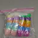 24 Pack Plastic Easter Eggs with 24 Pack Easter Mochi Squishy Toy for Kids Boys Girls Toddlers Easter Egg Fillers Bulk, Easter Basket Stuffers Party Favors Gifts Classroom Prize Supplies