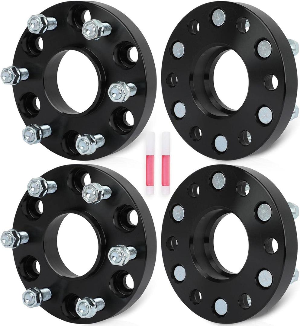 ECCPP 4PCS 6x5.5 to 6x5.5 Wheel Spacers Hub Centric 1" 6x139.7mm 14x1.5 78.1mm for Chevrolet Silverado 1500 1999-2023 | for Chevrolet Suburban 1500 2000-2014 | for Chevrolet Sierra 1500 1999-2023