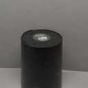 Bath Bliss Hammered Design Waste Bin | 1 Pack | Round Open Top | 10 Liter | Bathroom Trash Can | Kitchen | Office | Bedroom | Textured Plastic | Wastebasket | Black