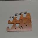 Novabright 1 Set Keyboard Display Stand, 3-Tiers Wooden Mechanical Keyboard Stand Holder for Desk Keyboards Display Shelf Tray for Computer Tablet Picture Frame Desktop Storage Decor