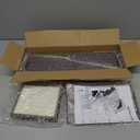 Mkono Hanging Jewelry Organizer Wall Mounted Jewelry Organizer Necklace Holder with Rustic Wood Shelf, Ring Display Box, Ear Studs Earring Holder Bracelet Organizer