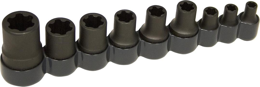 Lisle 83100 External Torx Plus Socket Set, 9pc