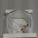 JISULIFE Portable Neck Fan, Hands-Free Bladeless, 5 Speeds, 4000 mAh Battery Operated Wearable Personal Fan, Twistable, Rechargeable, Gift for Women Men-Grey