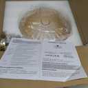 Bgfeoa Ceiling Lights,Vintage Ceiling Light 11.8 Inch Semi Flush Mount Ceiling Light E26 Amber Vintage Lights Fixture Ceiling for Closet Hallway Kitchen Dining Room 1 Light