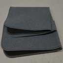 Bathroom Rugs Set 2 Pieces,Thin Bathroom Mats,Toilet Rugs,Quick Dry,Non-Slip,Machine Washable,Low Pile,Absorbent Bath Mats,Shower,Sink,Home Decor Accessories.Blue,1'5"x2'3"+1'8"x2" U Shape